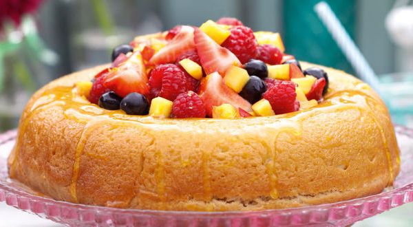 Baba ou savarin aux fruits frais de saison