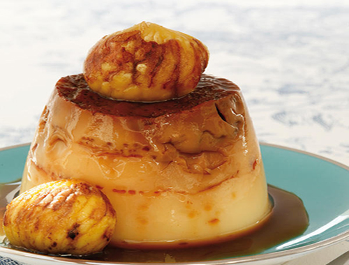 Flan de châtaignes