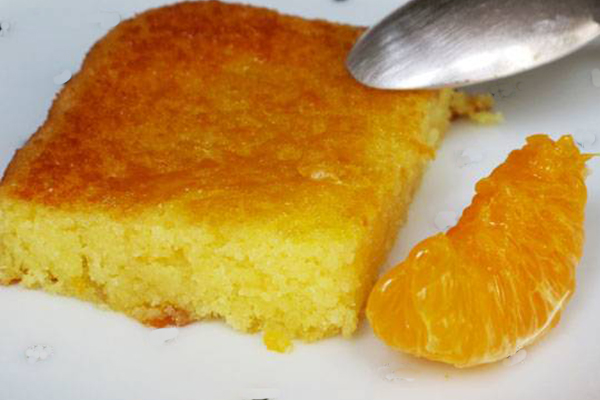 Gâteau au sirop d'oranges fraiches