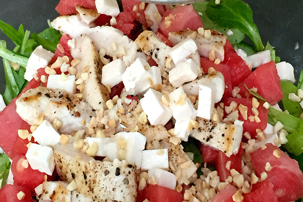 Salade de poulet pastèque Feta...