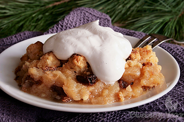 Crumble aux pommes noix raisins